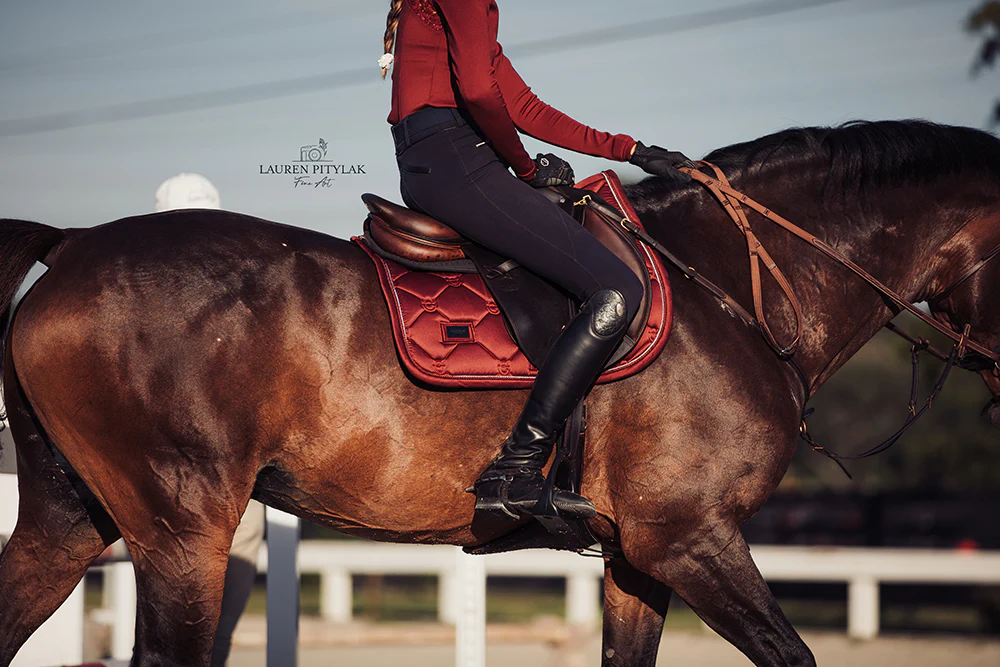 Jump Saddle Pad Bordeaux