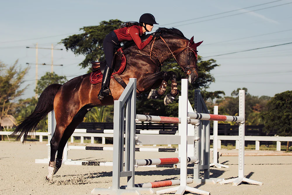 Jump Saddle Pad Bordeaux