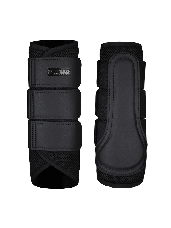 Classic Mesh Brushing Boots All Black