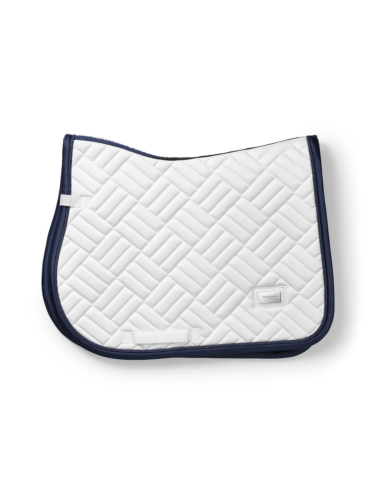 Jump Saddle Pad Modern White Navy