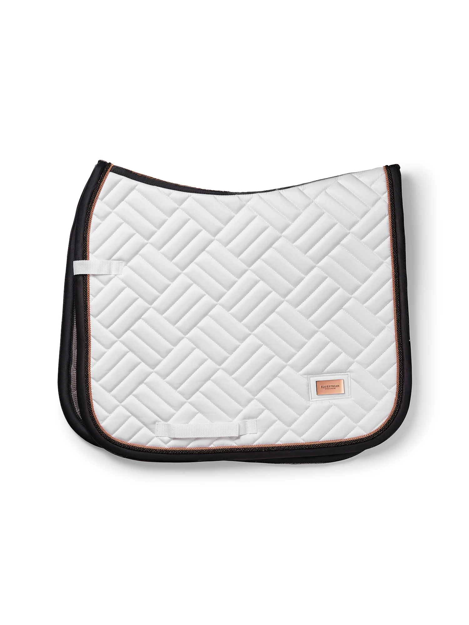 Dressage Saddle Pad Modern White Dark Ocean