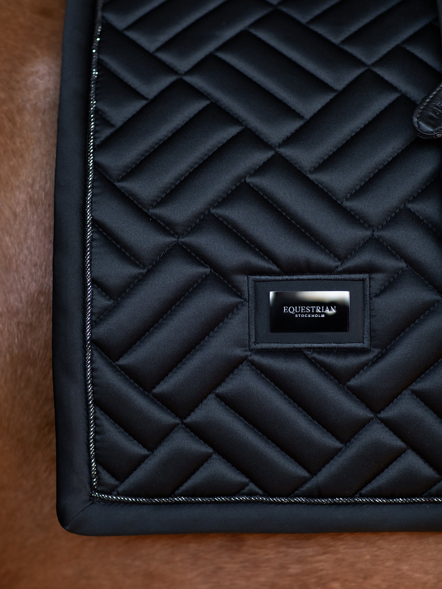 Dressage Saddle Pad Modern Black