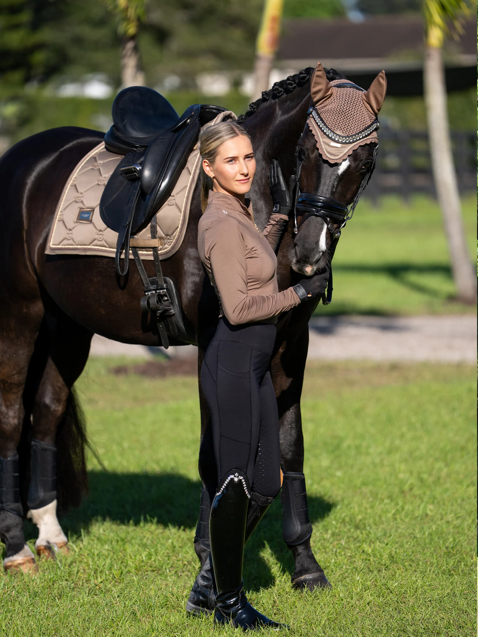 Dressage Saddle Pad Champagne