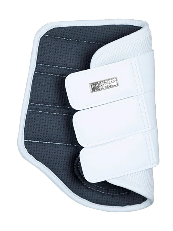 Classic Mesh Brushing Boots White Silver