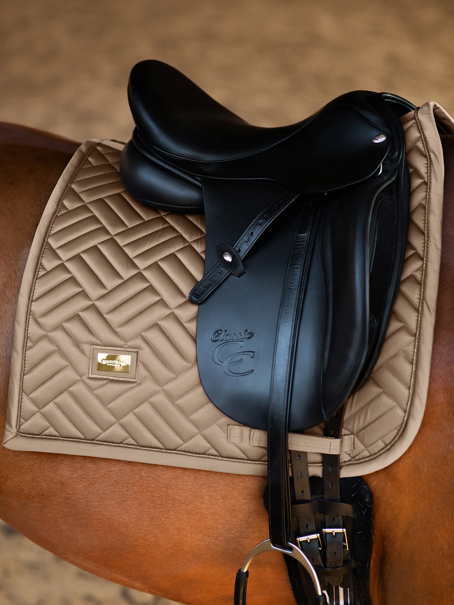 Dressage Saddle Pad Modern Champagne