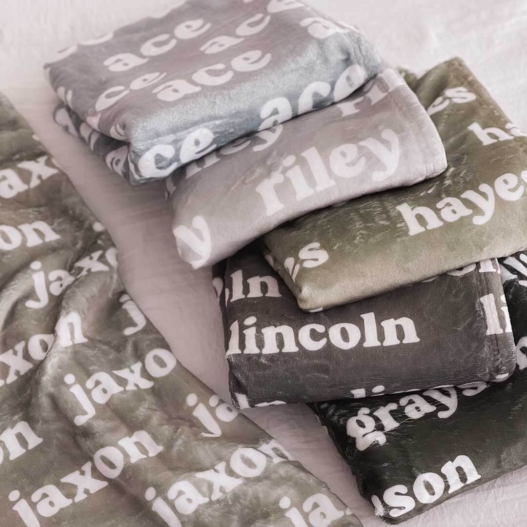 Personalized Color Blanket