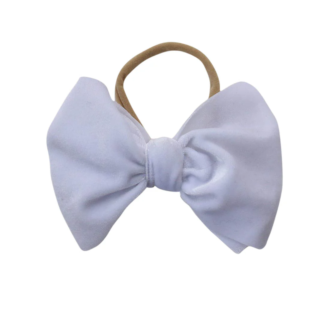 Velvet Bow Headband