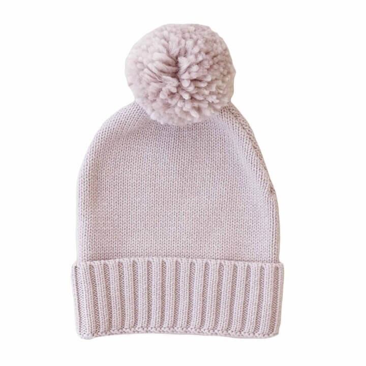 Knit Pom Pom Beanie | Iris
