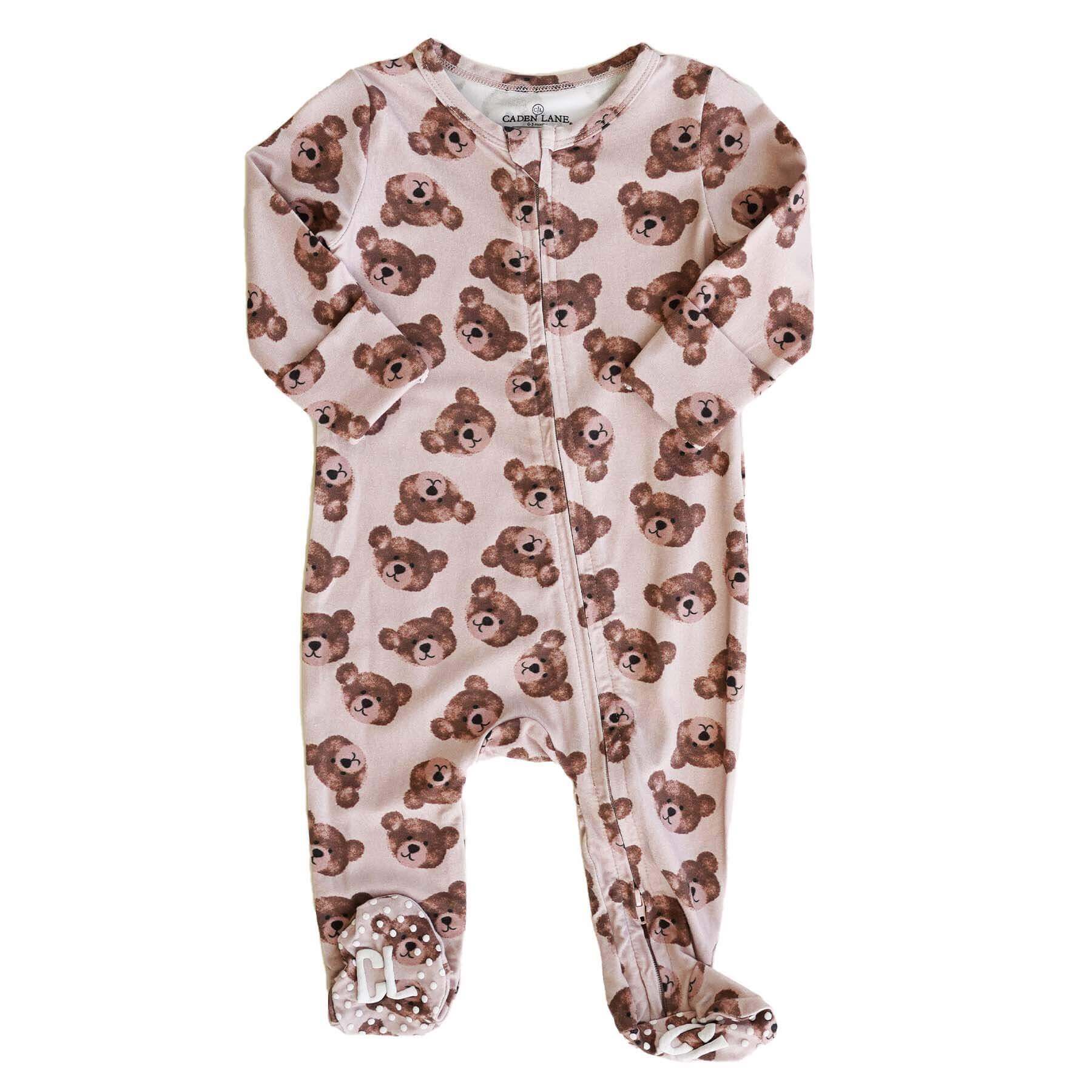 Cozy Bears Zipper Footie