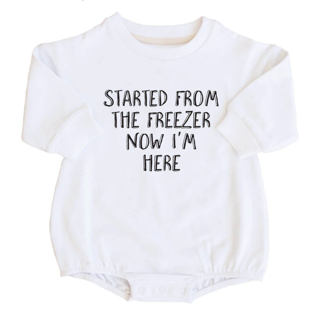 Bubble Romper Sweatshirt