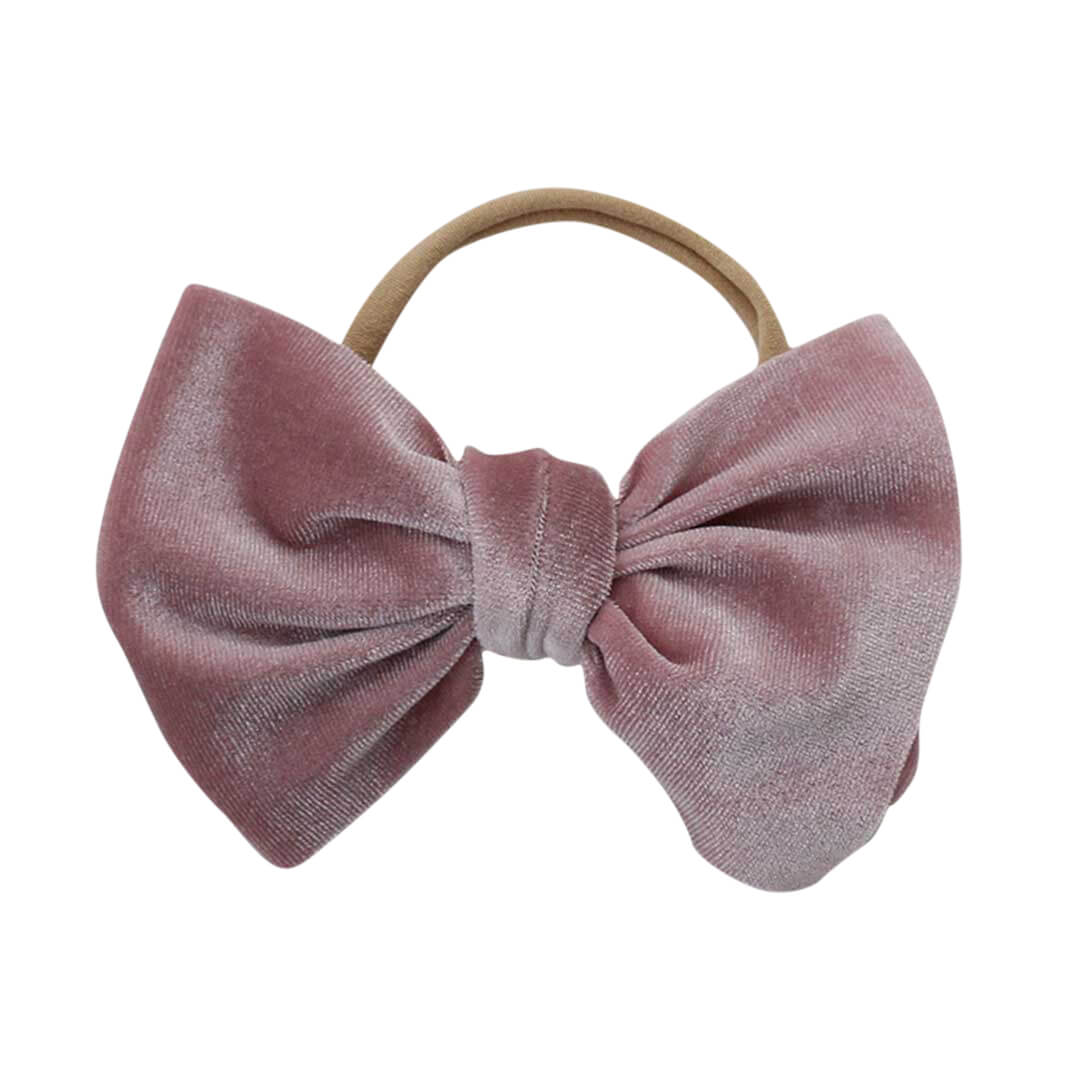 Velvet Bow Headband