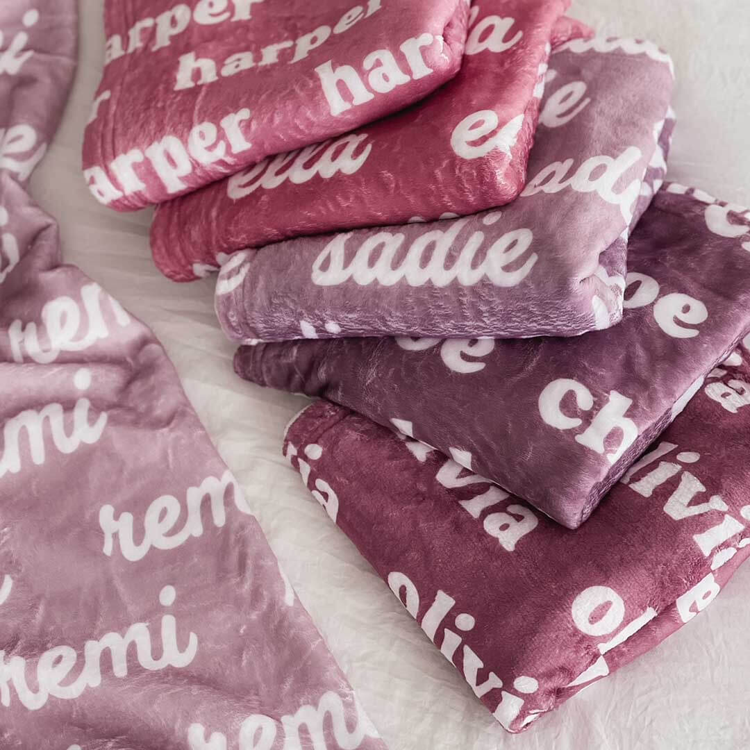 Personalized Color Blanket