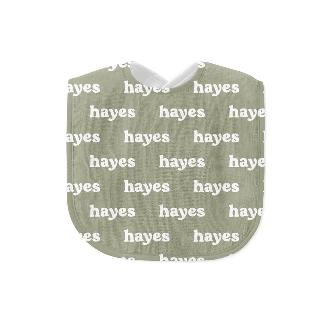 Personalized Baby Name Bib