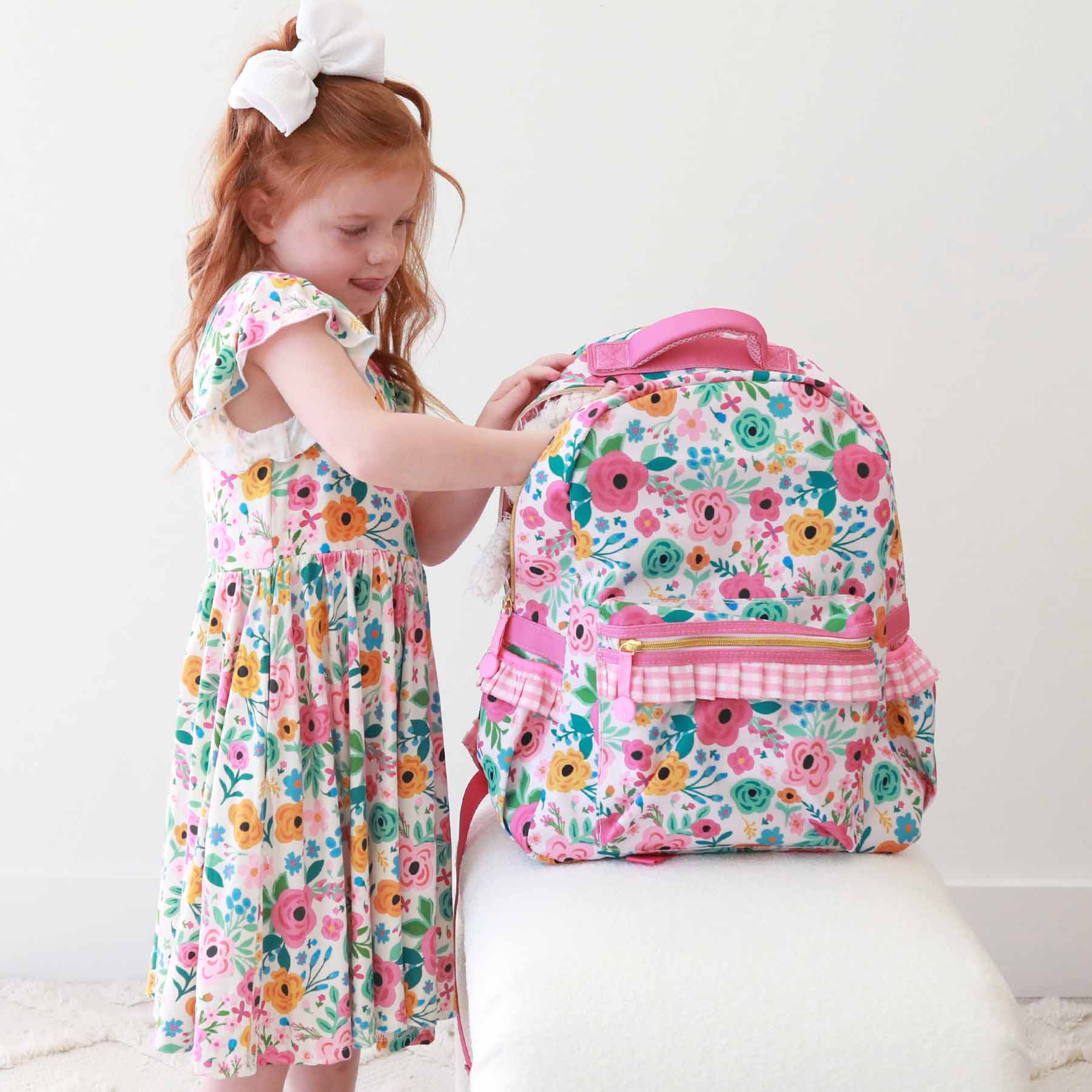 Kids Ruffle Backpack