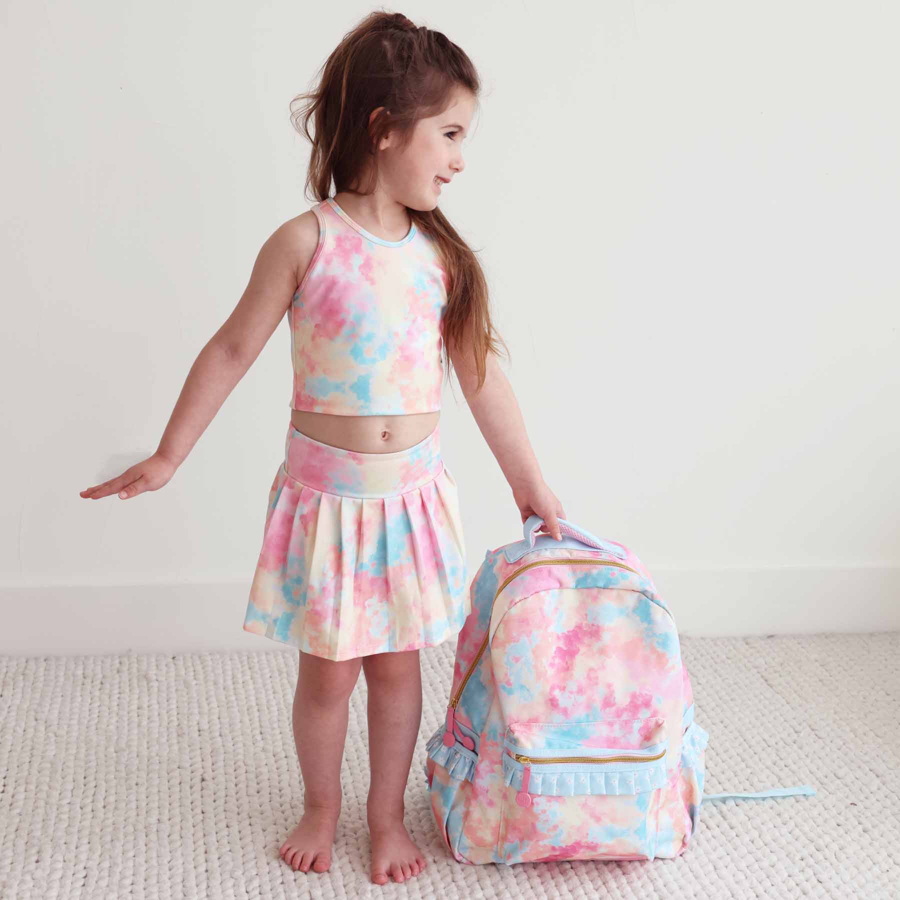 Kids Ruffle Backpack