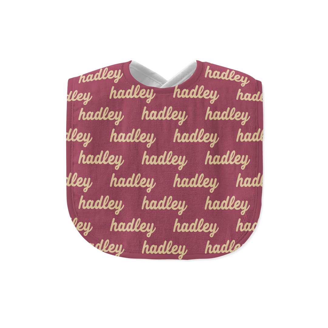 Personalized Baby Name Bib
