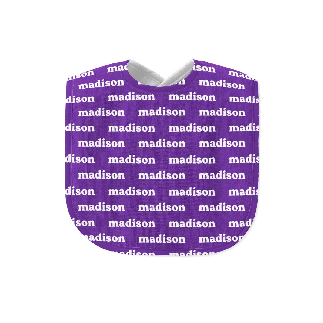 Personalized Baby Name Bib