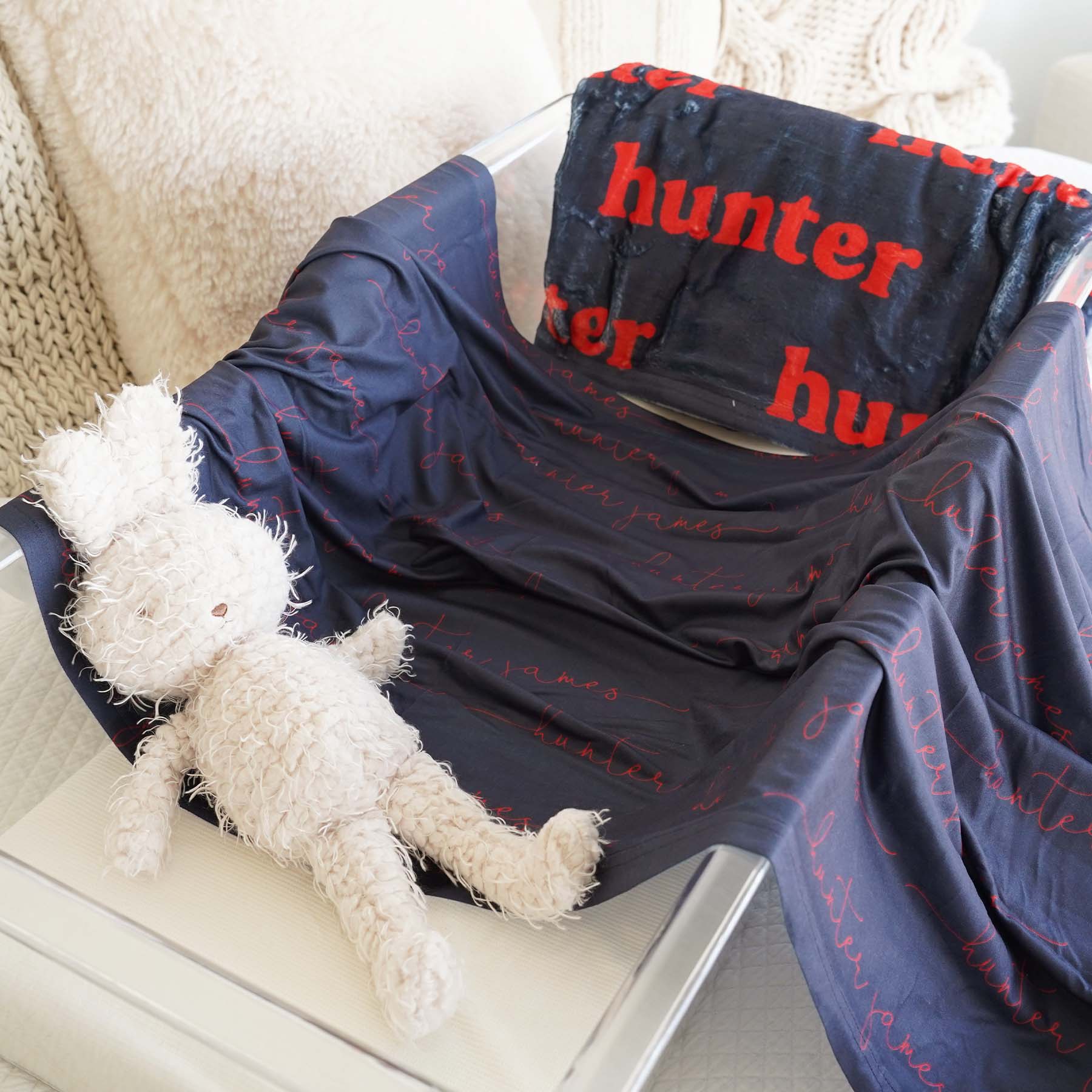 personalized color blanket