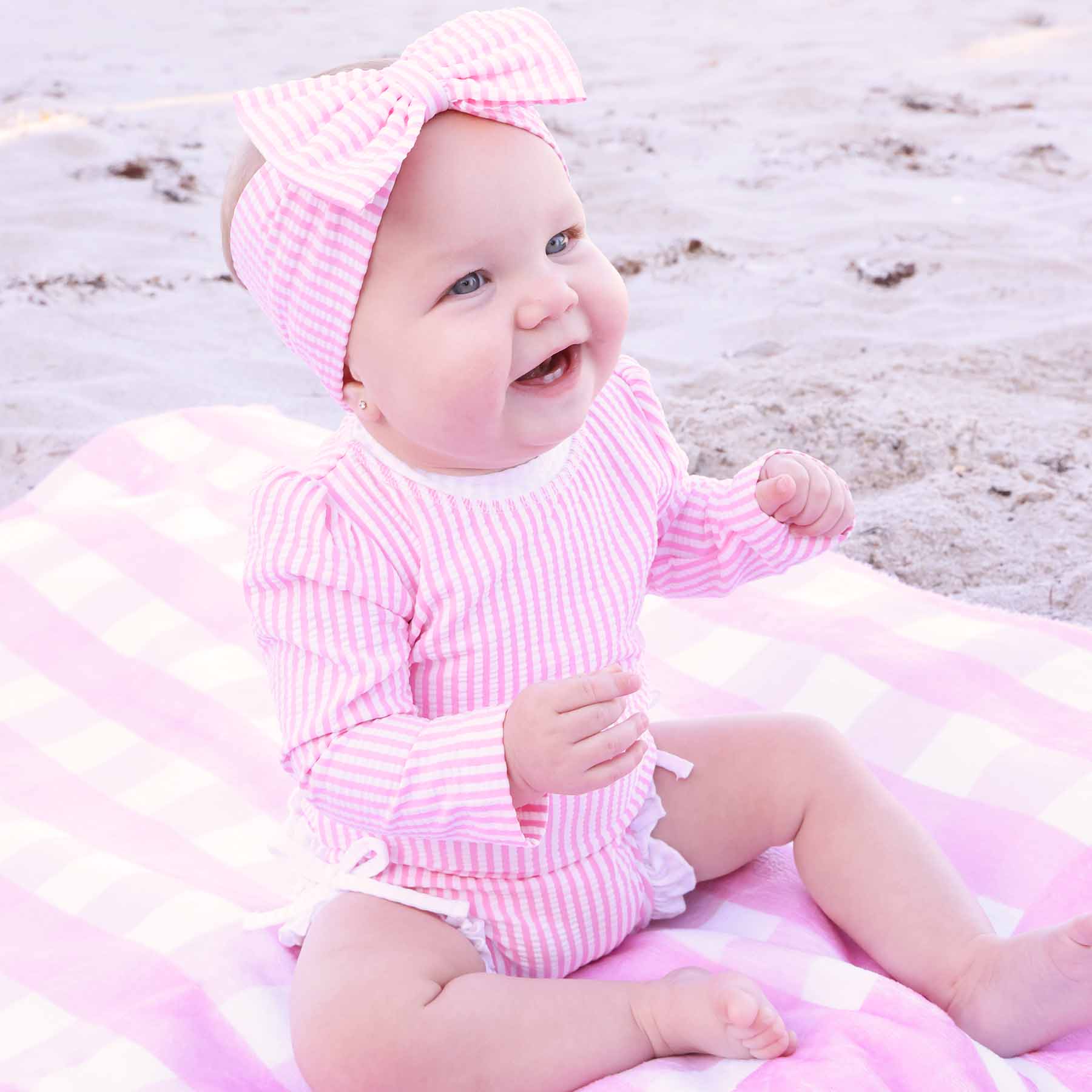 Swim Bow | Dusty Pink