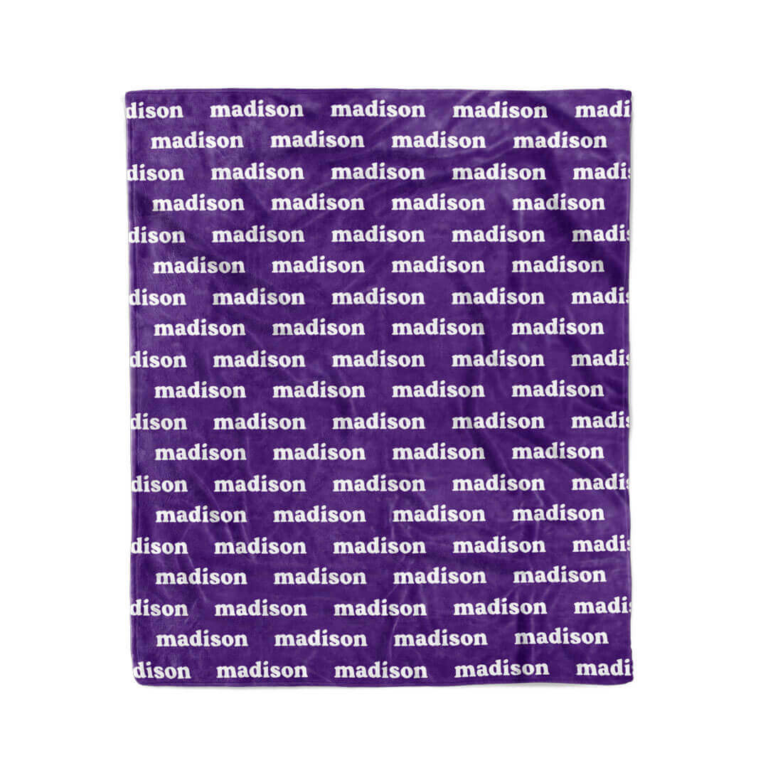 Personalized Color Blanket