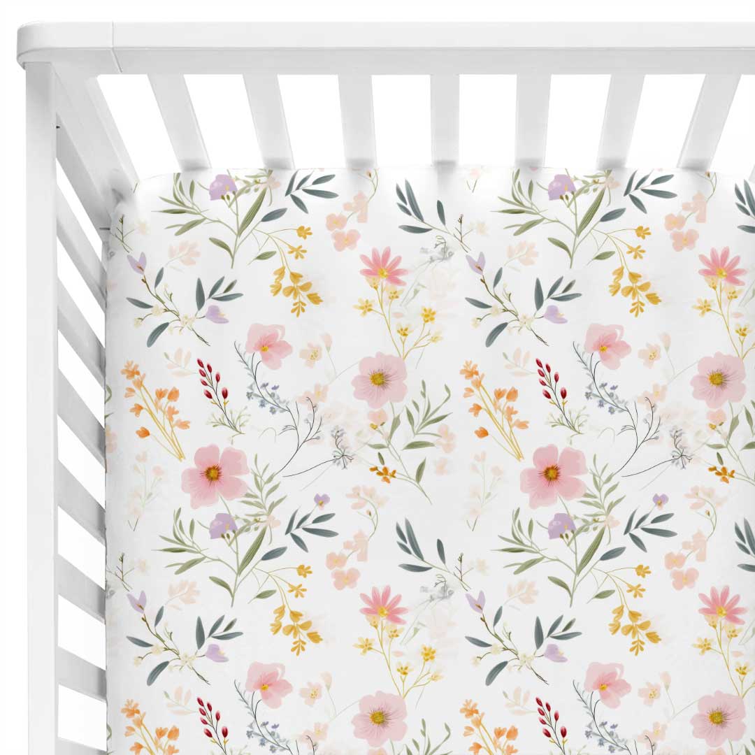 Magic Bloom Crib Sheet