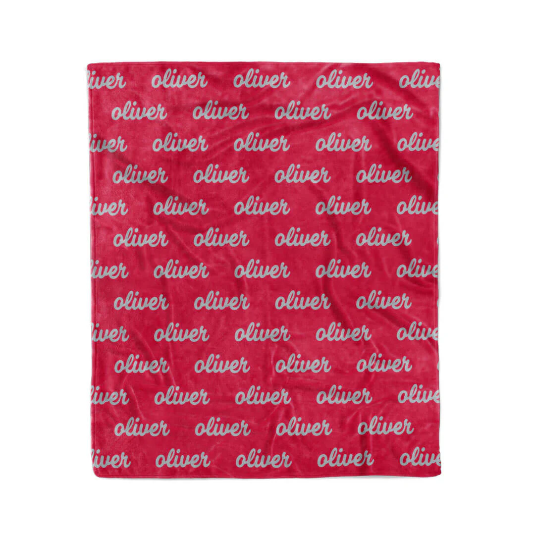 Custom Color Blanket | Red