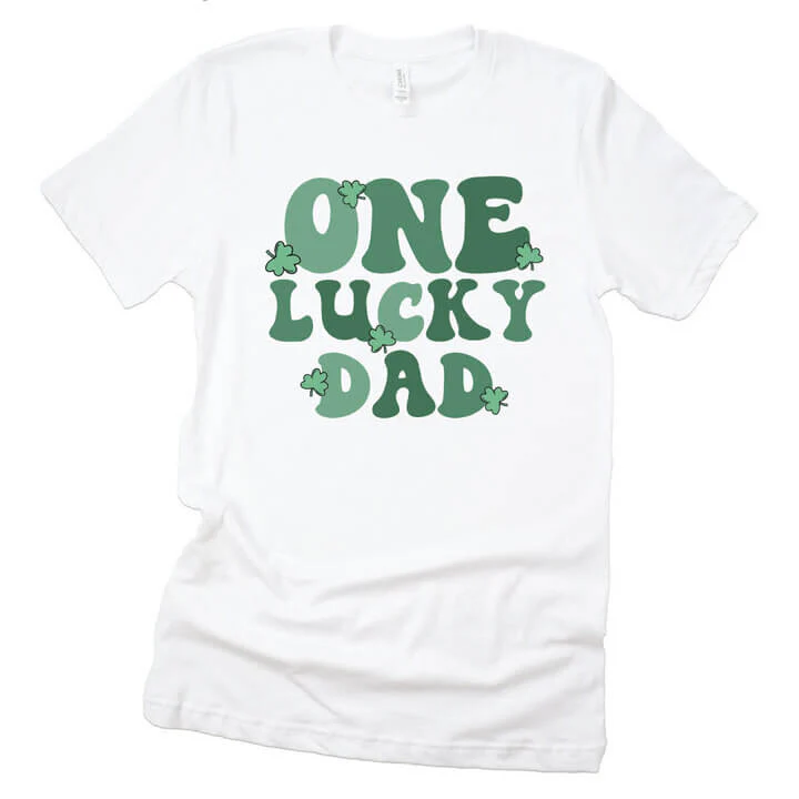 Lucky Graphic Tee | White