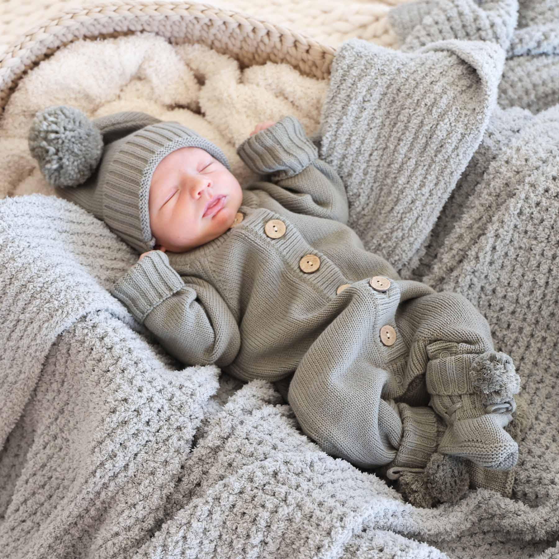 Knit Baby Booties