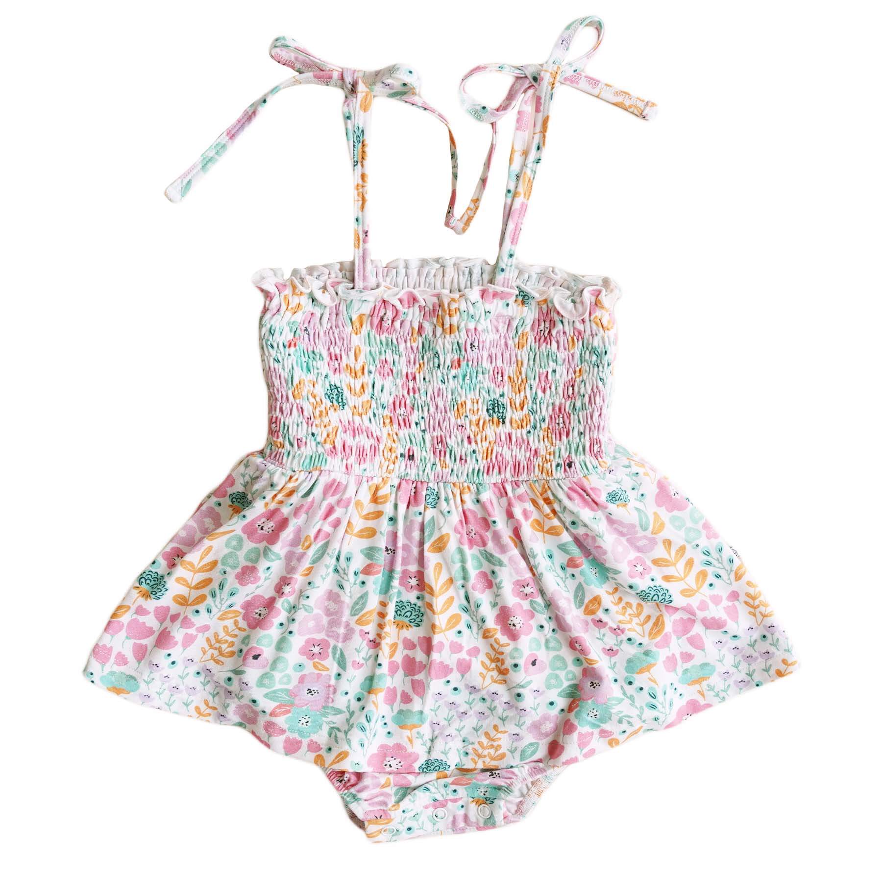 Smocked Twirl Bodysuit