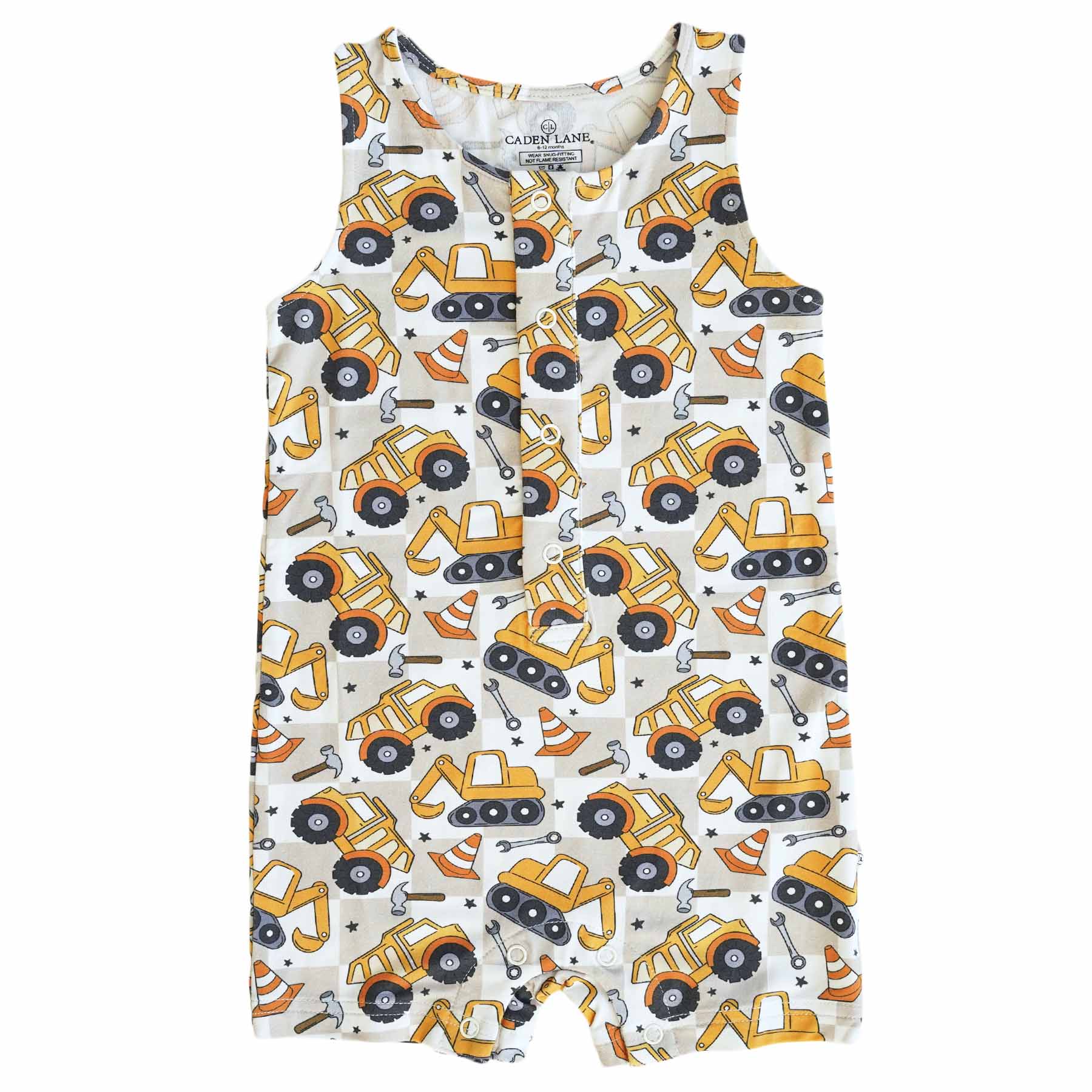 Sleeveless Snap Romper