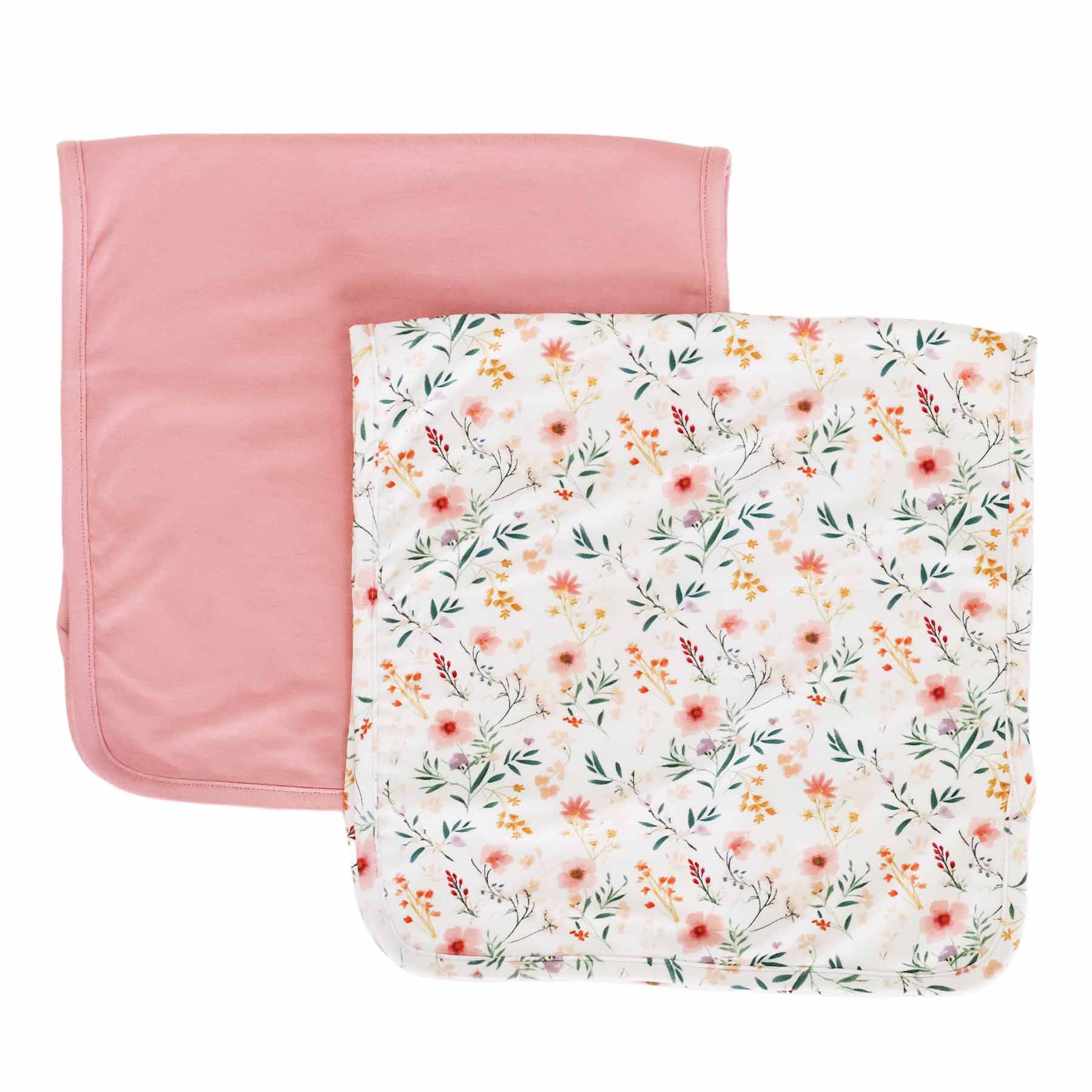 Wildflowers Burp Cloth Set