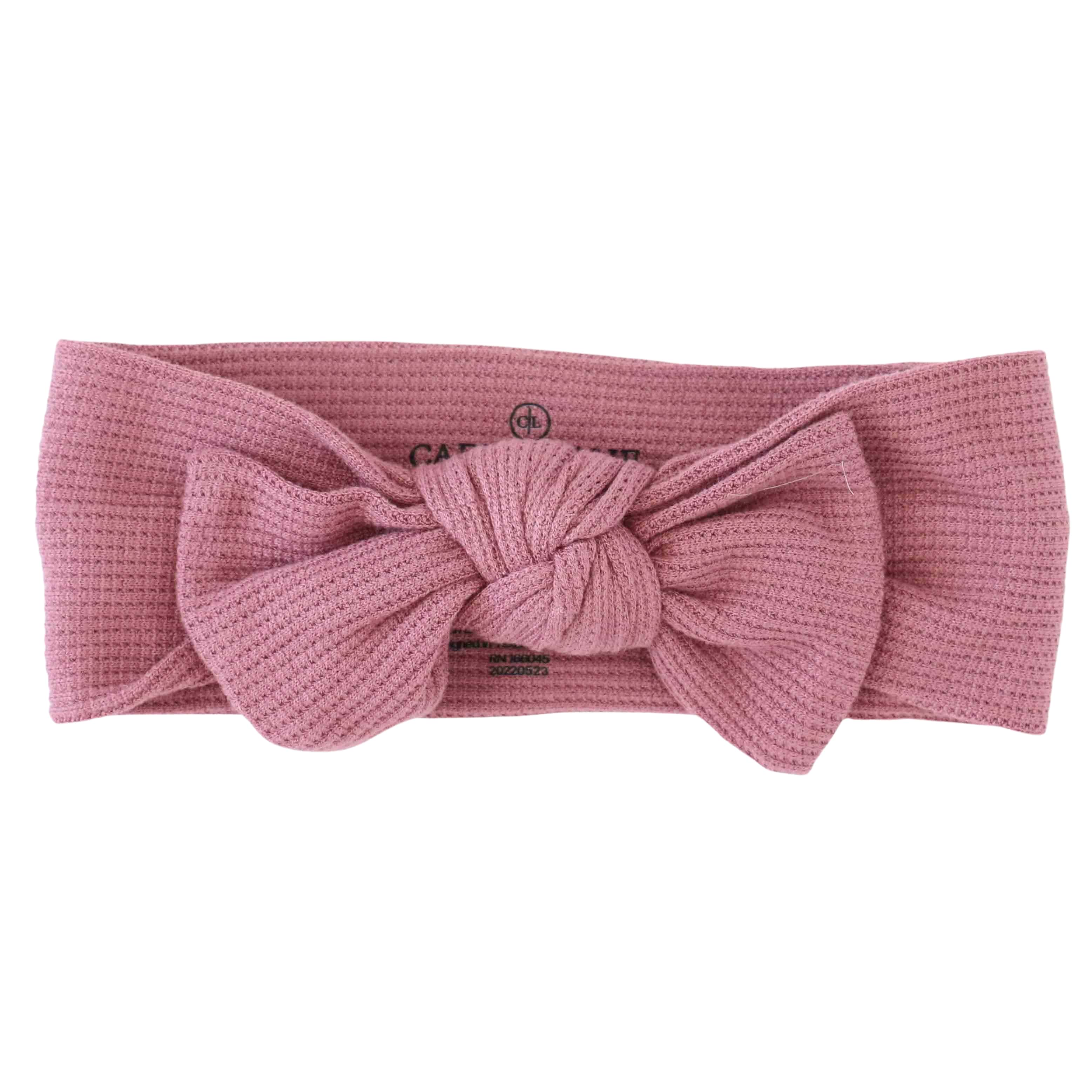 Bamboo Knit Bow Headwrap