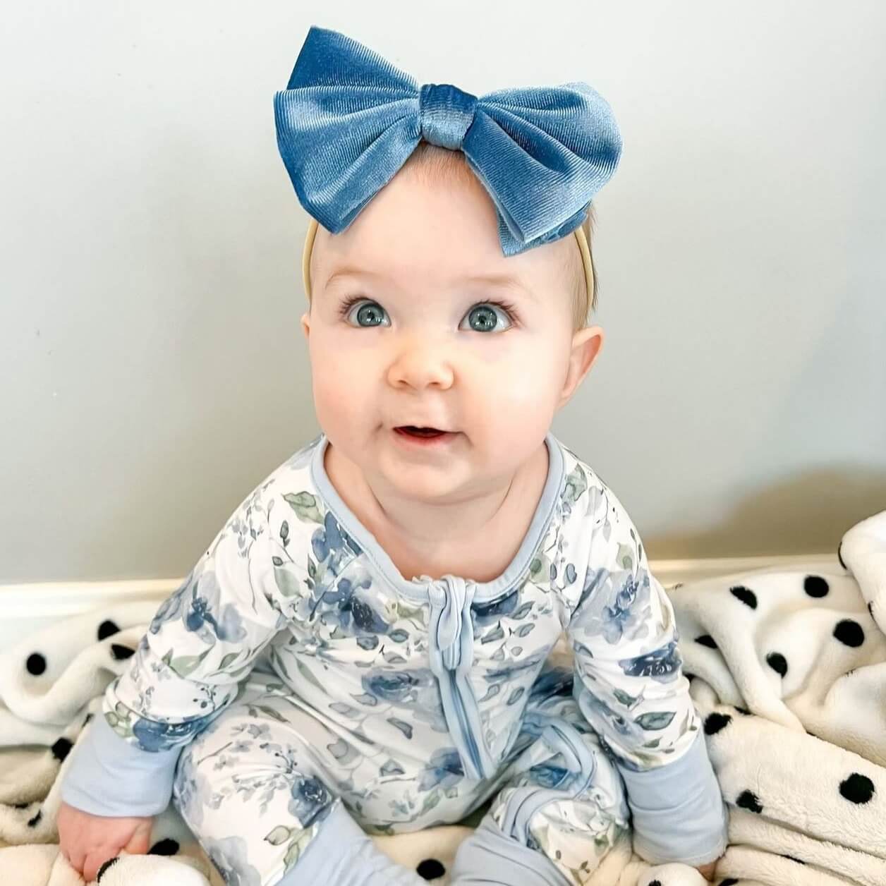Velvet Bow Headband