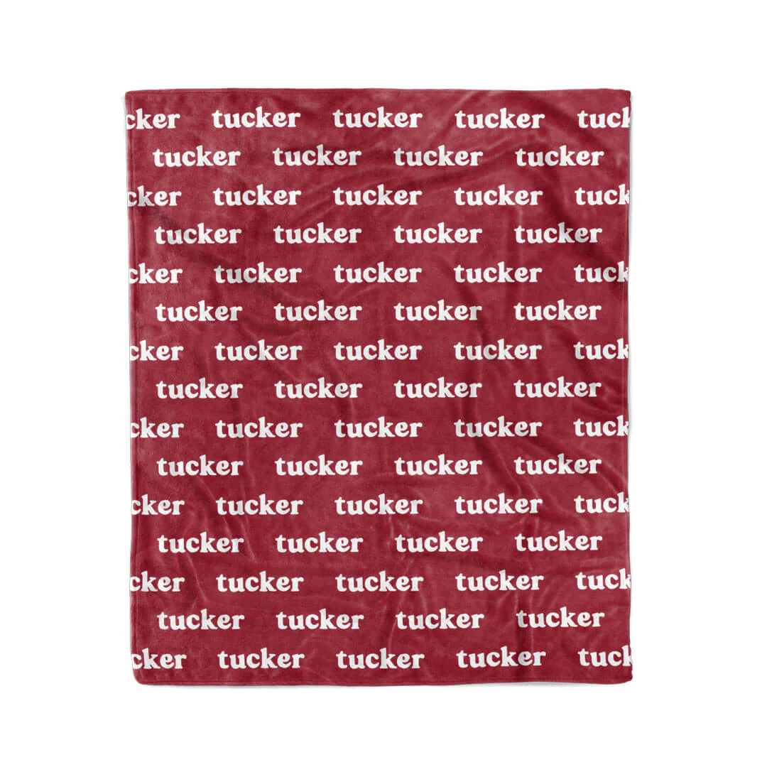 Personalized Color Blanket
