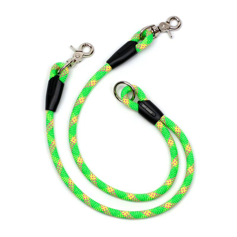 Splitter Dog Leash - Greens/Yellows
