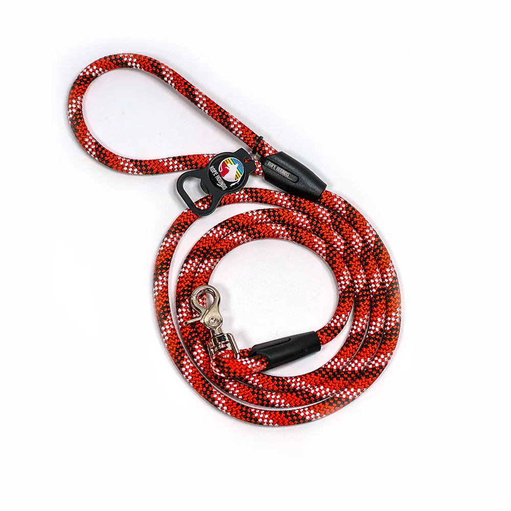 Classic Dog Leash - Reds/Oranges