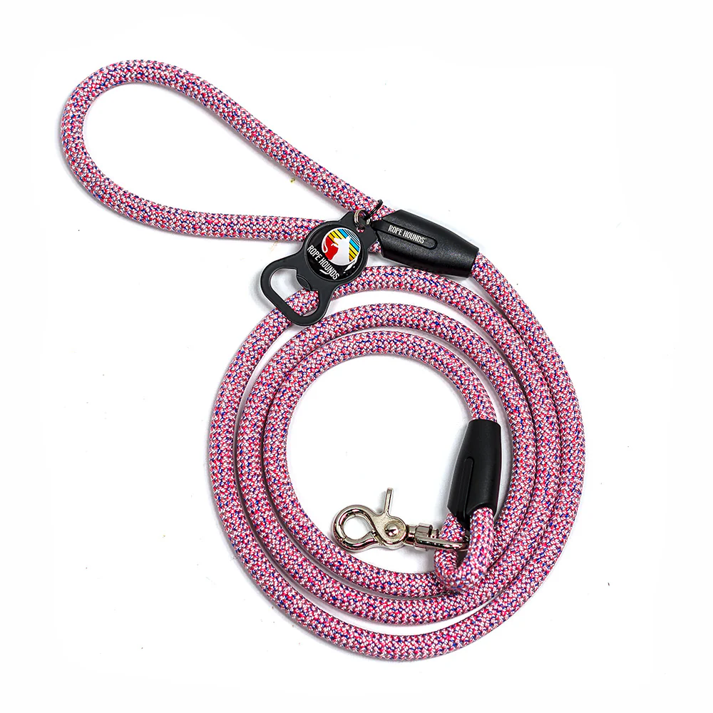 Classic Dog Leash - Pinks/Purples