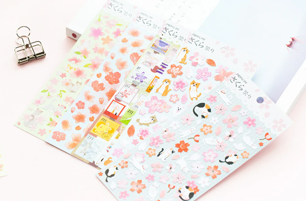 Spring Flower Stickers