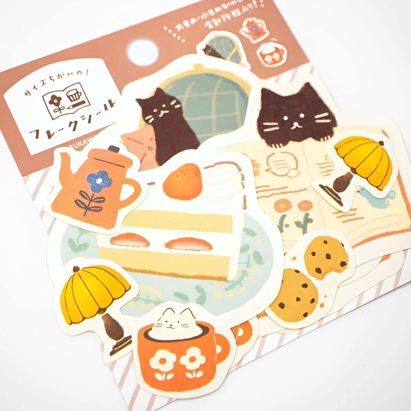 Furukawashiko Relaxing Time With A Cat Stickers