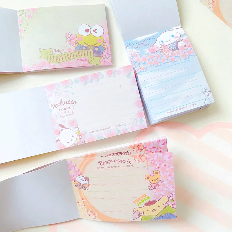 Sanrio Characters Memo Pad Sakura Hana