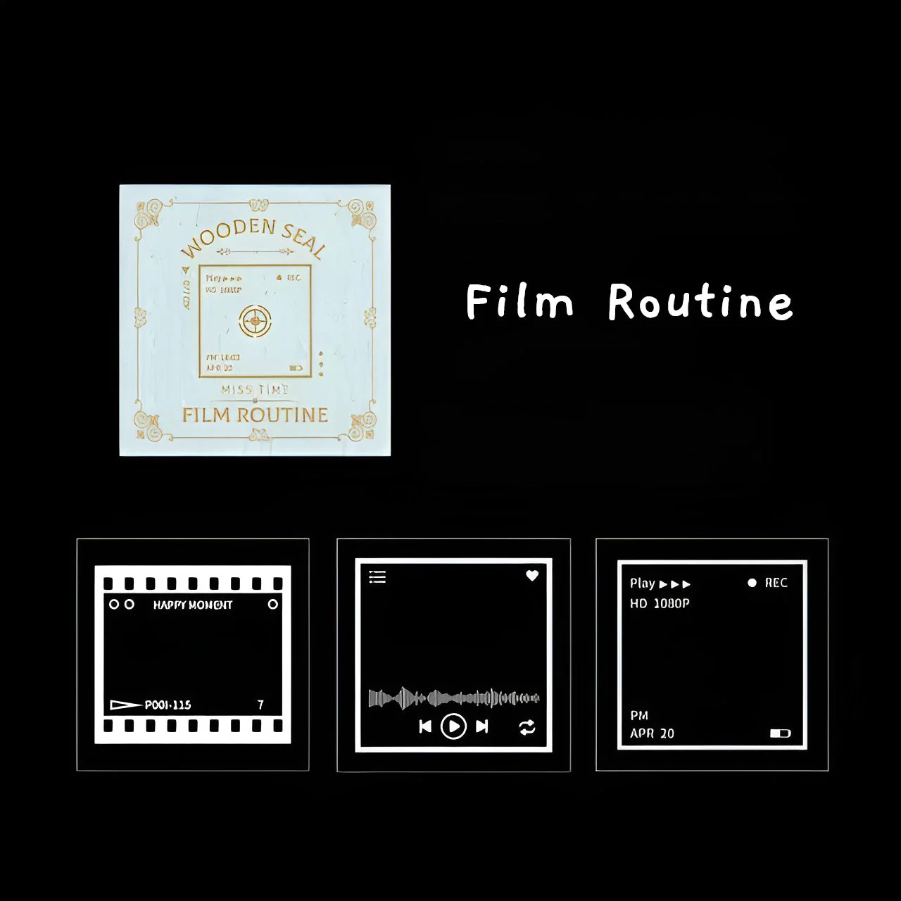 Vintage Craft Triple Stamp Cube