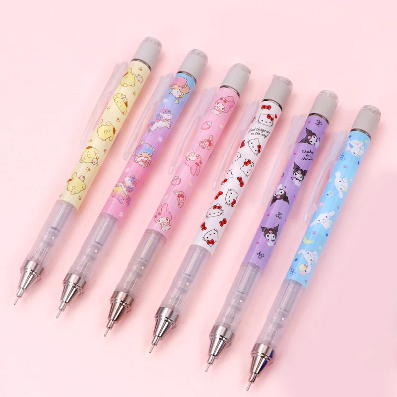 Cute Mechanical Pencil with Illustrations