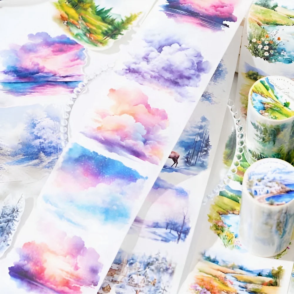 Nature Scenes Washi Tape Extra Large
