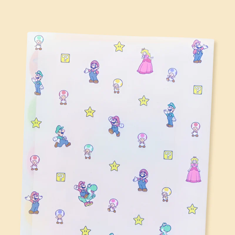Sun Star & Nintendo Super Mario Folder With Dividers