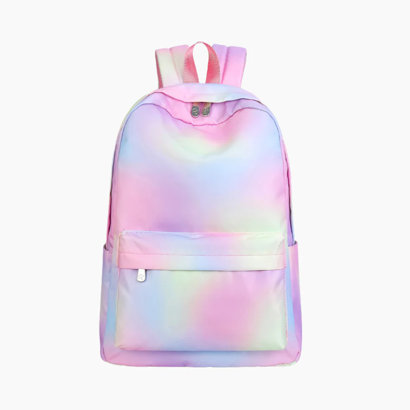 Rainbow Clouds Nylon Backpack