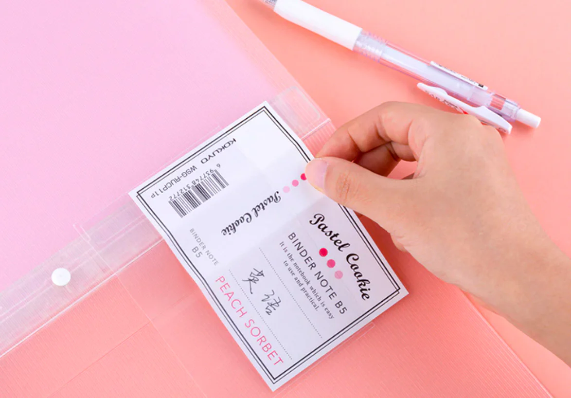 Pastel Cookie Binder