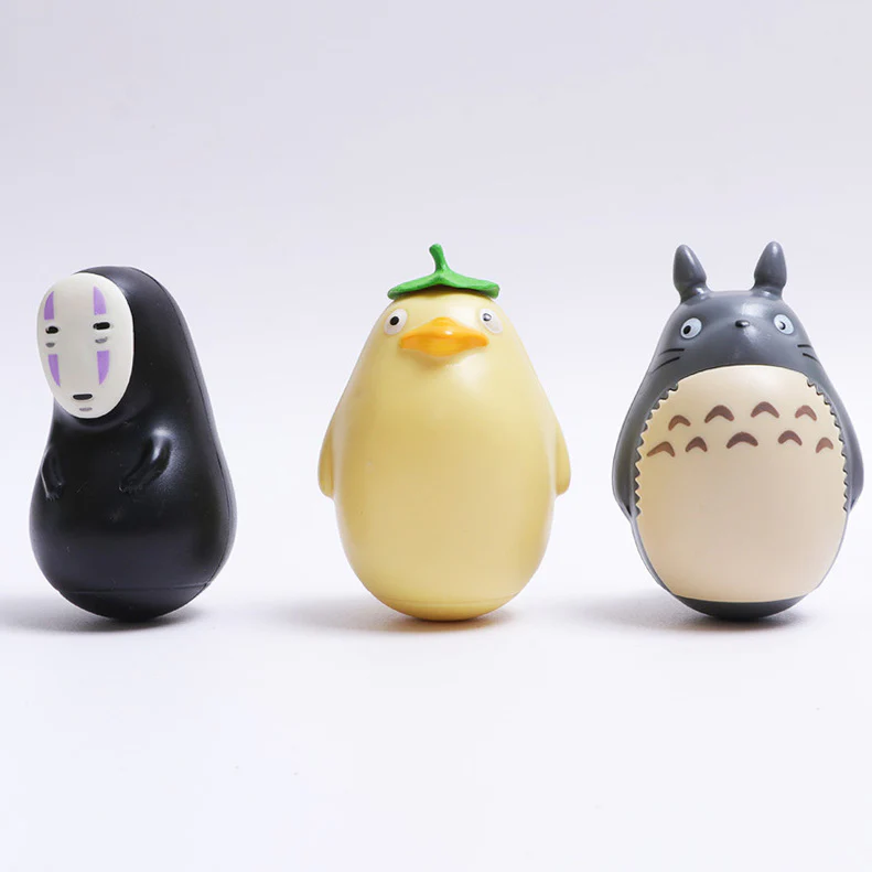 Nibariki Studio Ghibli Roly Poly Toy Set