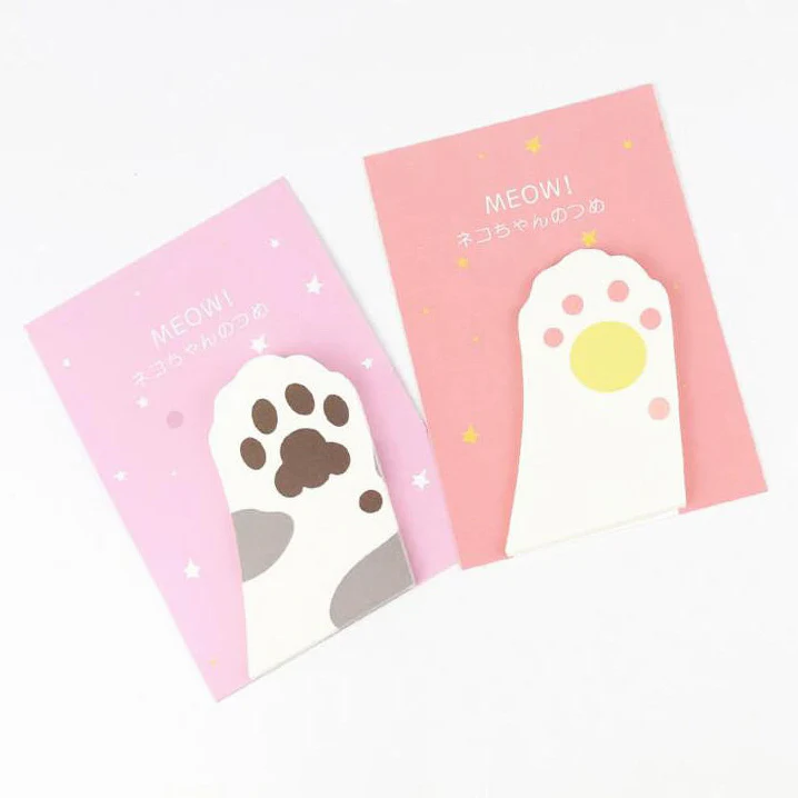 Cat Paw Sticky Notes