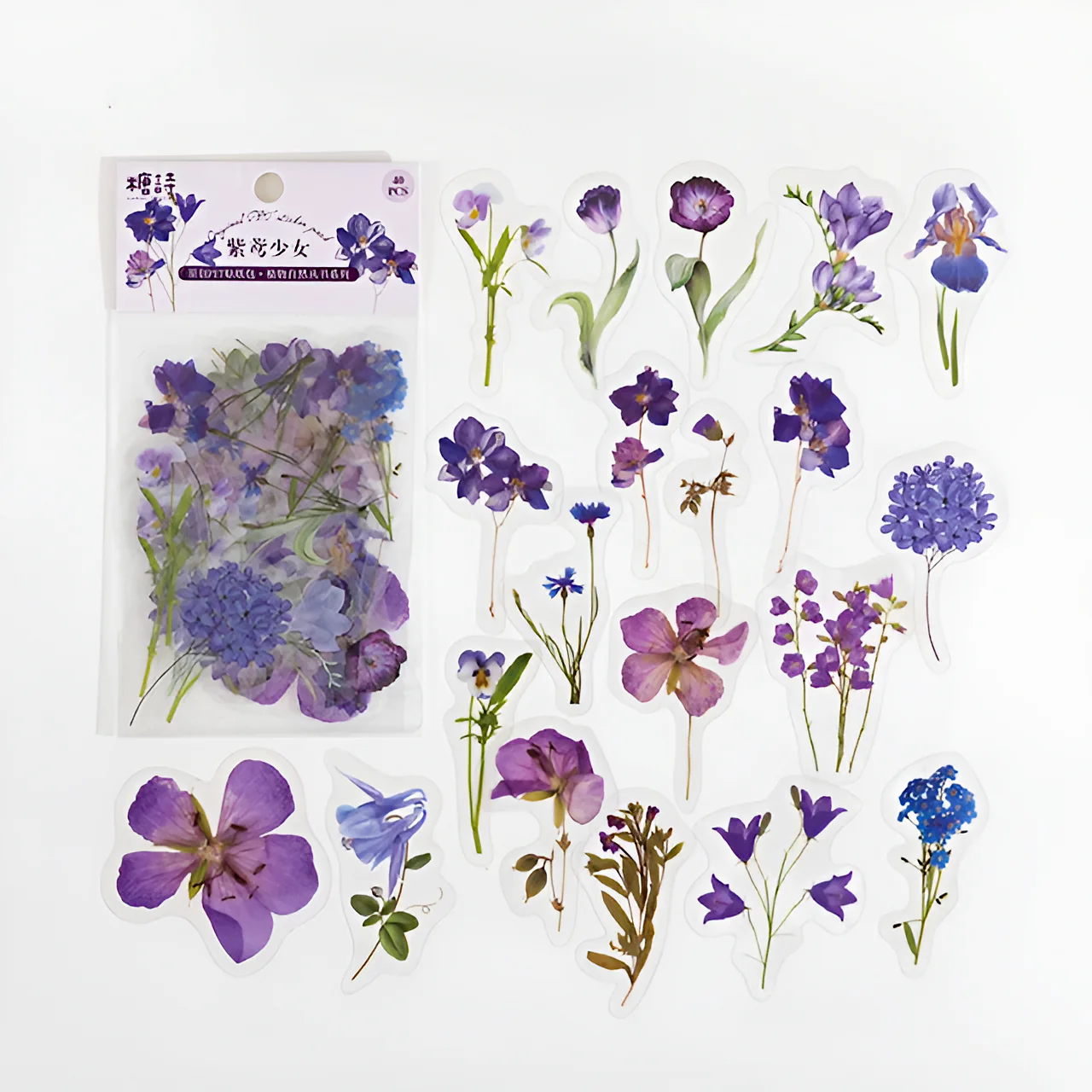 Pressed Flower Garden Stickers