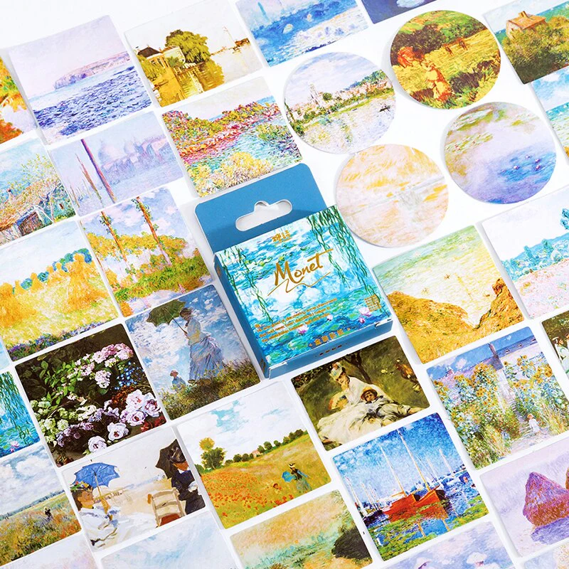 Claude Monet Paper Stickers